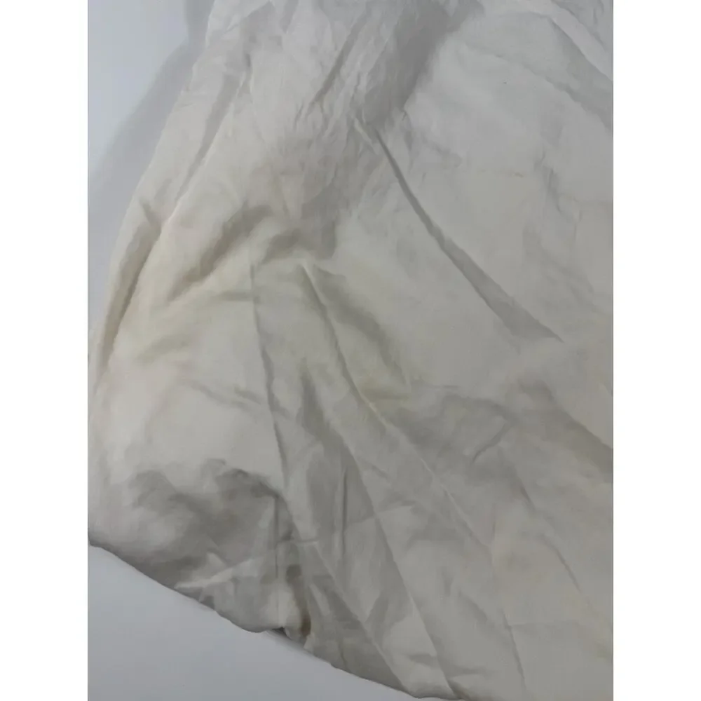 Organic Cotton White Fitted Crib Sheet GOTS Certified